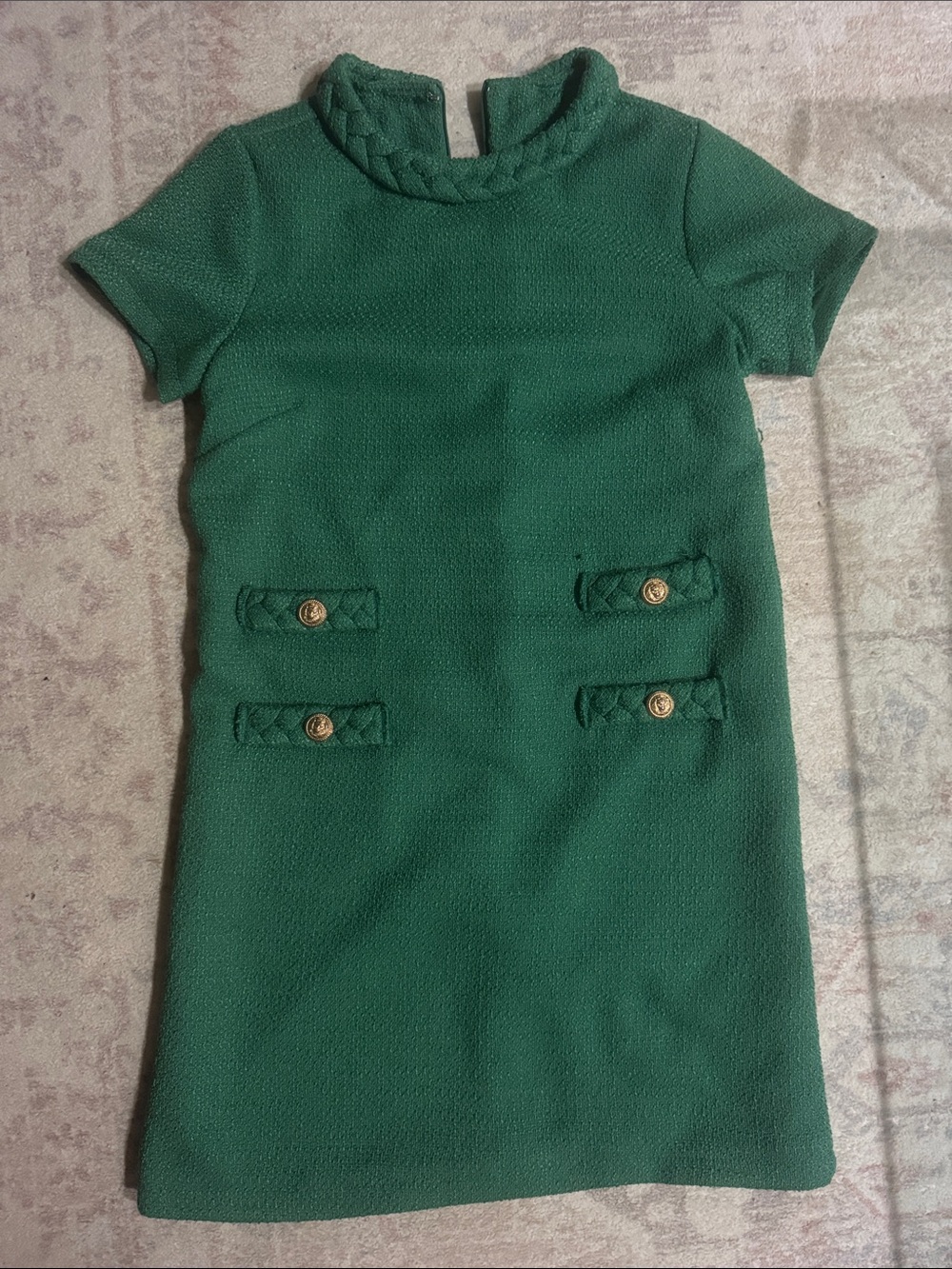Jackie dress tnuck - ish in green tween mini
